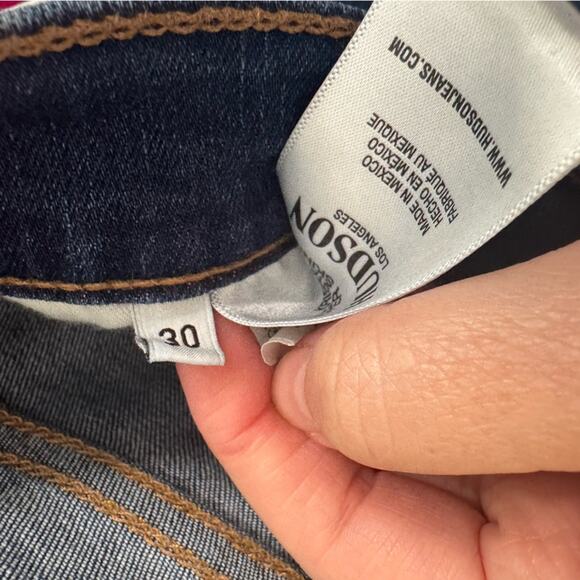 Hudson Krista Super Skinny Medium Wash Jeans Size 30 - Picture 6 of 6